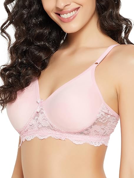 Clovia Women’s Cotton Solid Non-Padded Wire-Free Full-Cup T-Shirt Bra – Everyday Comfort